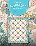 Riley Blake Assorted Quilting Books and Premium Quality Fabric Kits of Your Favorite Designers (Backing Not Included) (Spring Bouquets Pattern)