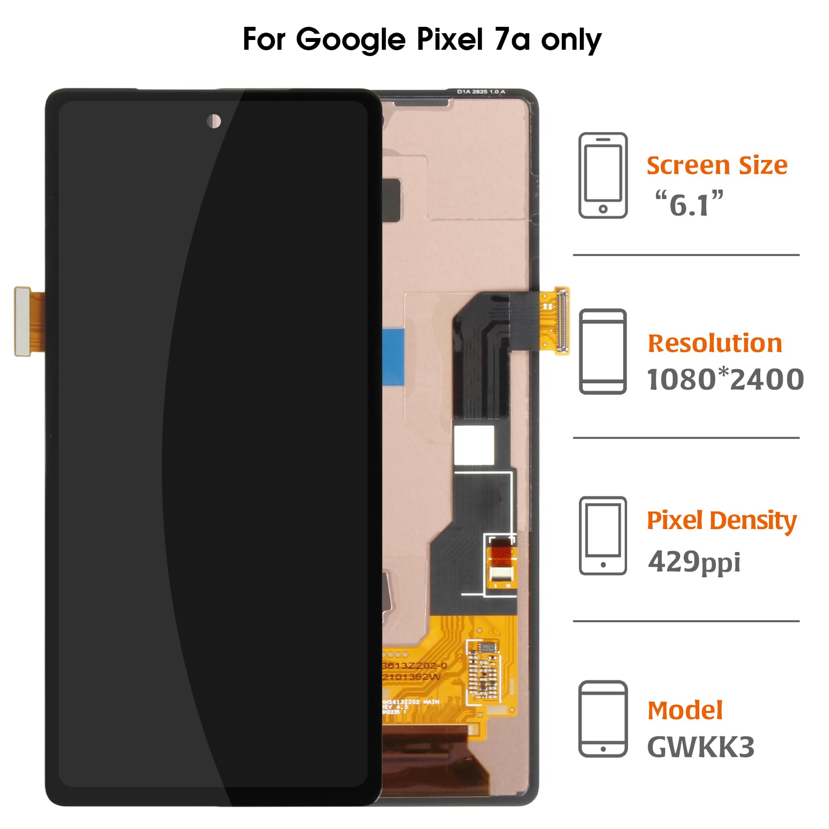 Amazon.com: A-MIND for Google Pixel 7A 6.1