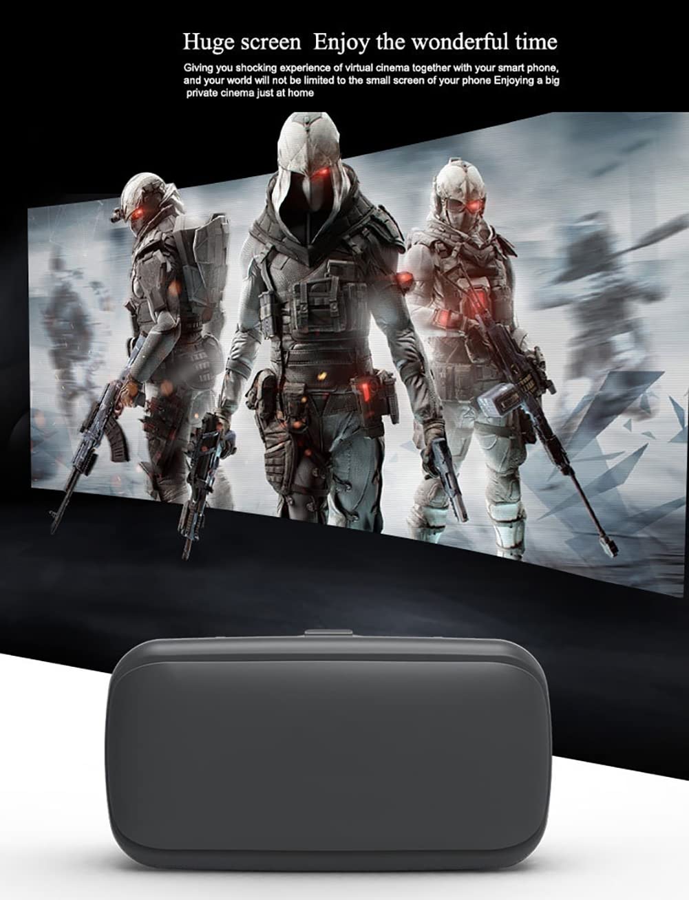 Słuchawki VR z wirtualnymi gogle sterownika VR, nadaje się do telefonów komórkowych 4.7 "-6.6", gry 3D i VR prezenty wideo dla dzieci i dorosłych