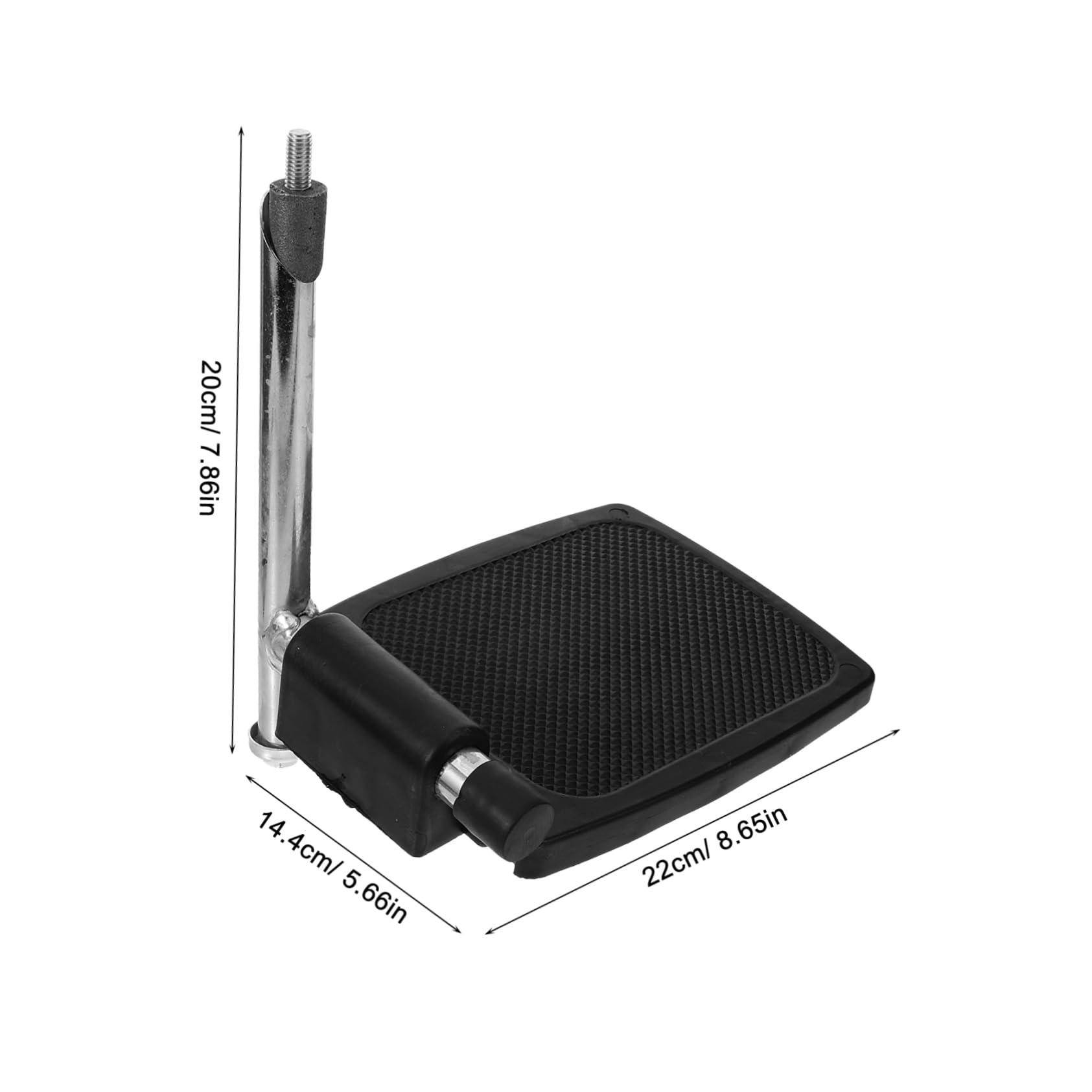 SOESFOUFU 1 Pair Wheelchair Footrest Wheel Chair Leg Pad Wheelchair Pedal for Patient Sturdy Wheelchair Pedal Wheelchair Supplies Wheelchair Leg Rest for Elderly Black Aluminum Alloy