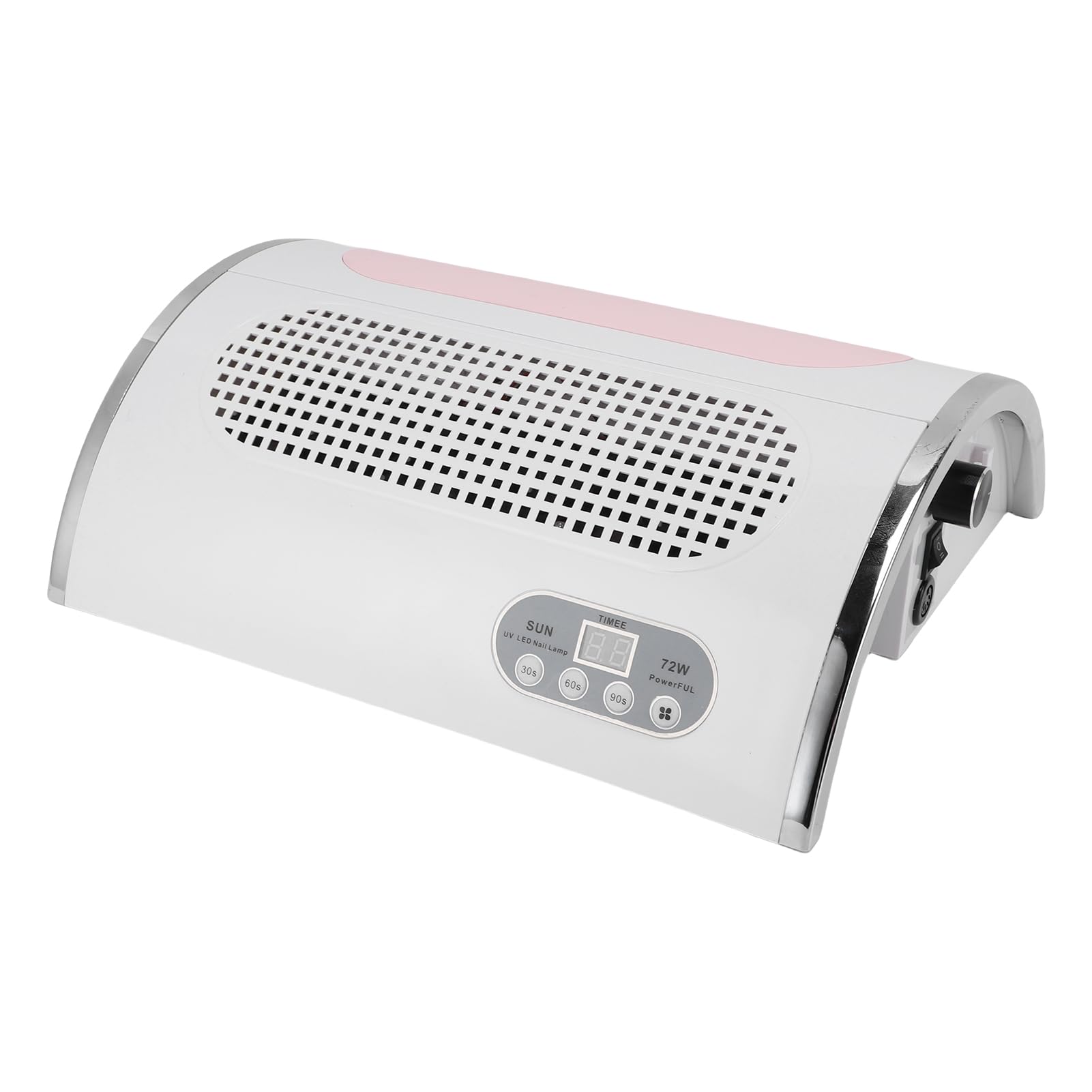 Dioche Elektryczna Wiertarka do Paznokci 3 w 1 z Odkurzaczem Suszarka Lampa Poduszka na Dłonie Elektryczny Pilnik do Paznokci Zestaw Domowego Salonu DIY Profesjonalny Manicure (wtyczka UE)