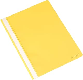 Q-Connect KF01457 - Carpeta de plástico (tamaño A4, 25 unidades), color amarillo