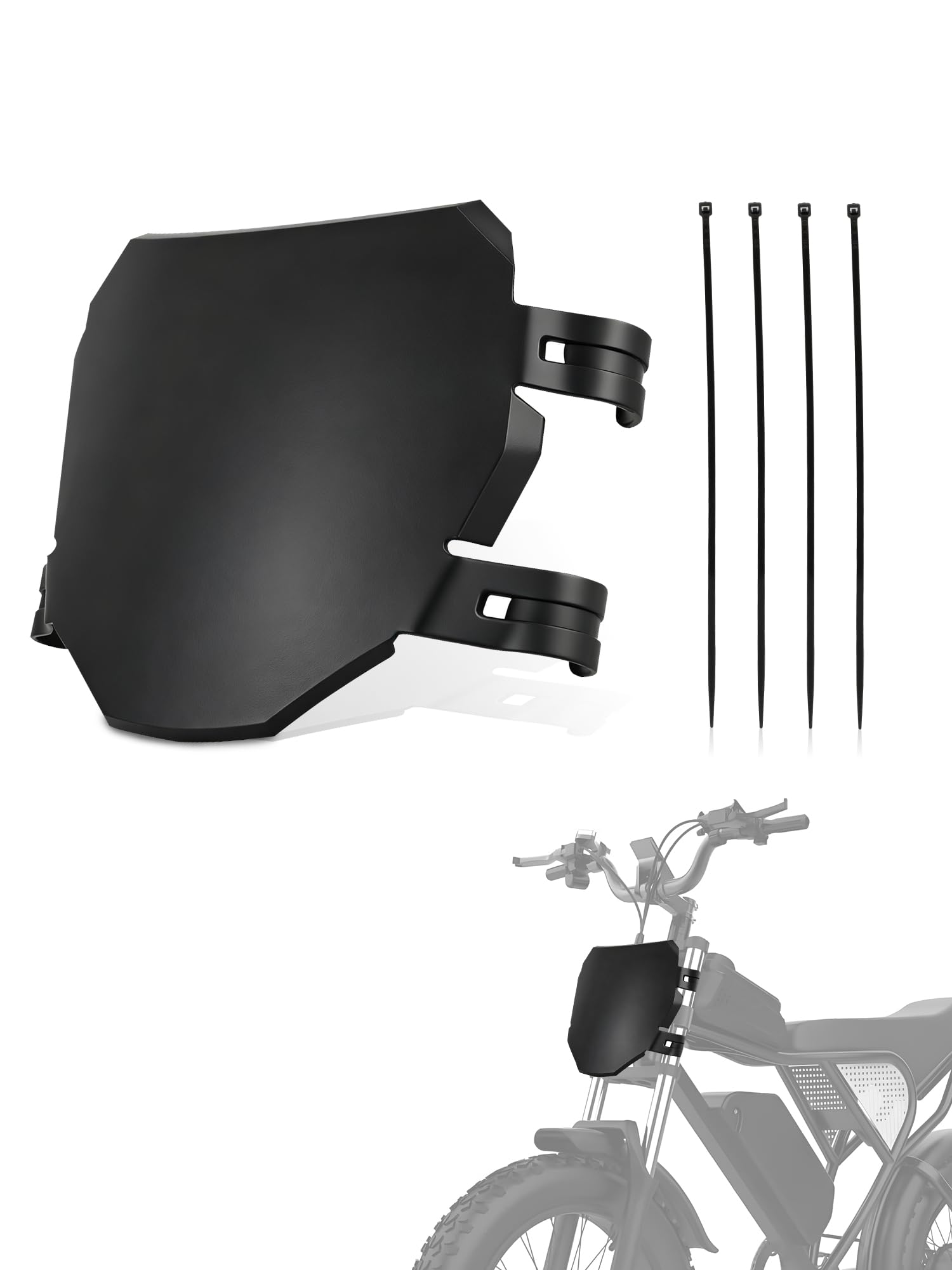 Amazon.com: BAOUFF Front Number Plate for Ebike,8.78″*6.69″ Plate