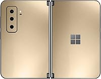 Vista 12 de SopiGuard Skin para Microsoft Surface Duo 2 2ª generación de borde a borde de paneles delanteros y traseros de vinilo (piedra de ladrillo)