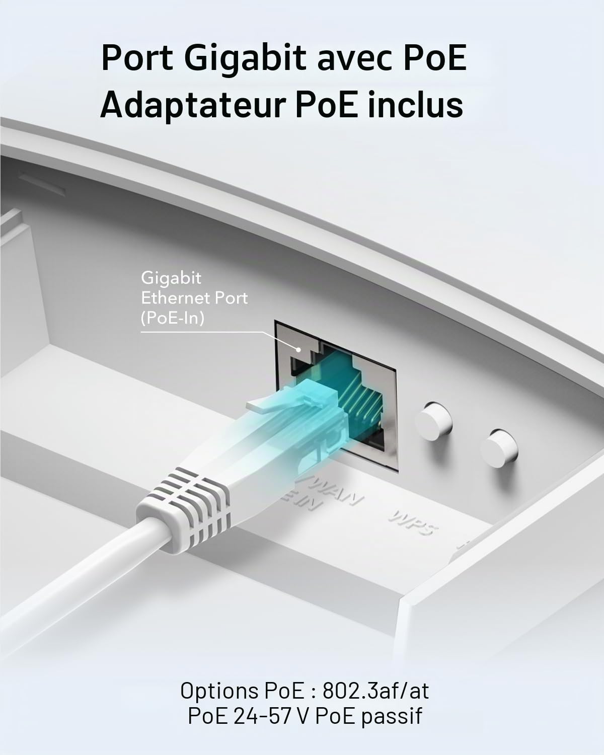 Cudy Outdoor AC1200 Point D'accès Gigabit, Extension WiFi Extérieure, Étanche IP65, Beamforming, MU-MIMO, Prise en Charge du Maillage, AP1300 Outdoor