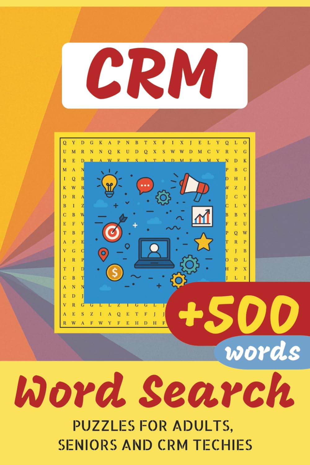 CRM Word Search: Customer Relationship Management Puzzle for Adults, Seniors and CRM Techies