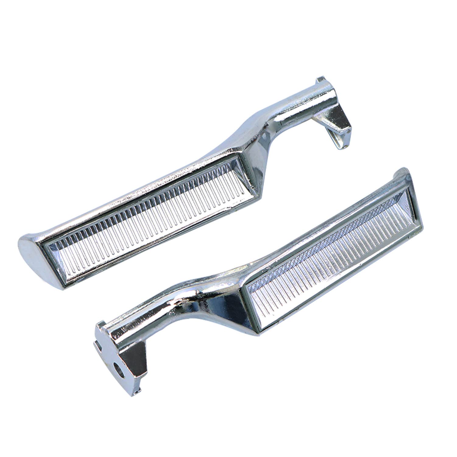 Interior Door Handle All Metal Handle Compatible with Ford Bronco F150 F250 F350 F53 F59 F800 1987-1996 Front Rear Left and Right Side Replaces# 77178 E7TZ-1522601-A (Silver)