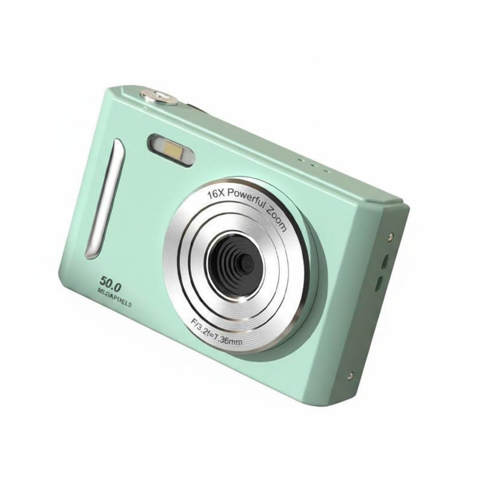 1080P HD Recording Retro Sensor Camera Anti-Stabilization Compact Digital Camera Built-in Flash Photography Equipment 50 Megapixels for Students, Teens, Beginners, Travel, Green, No Card-picture-13