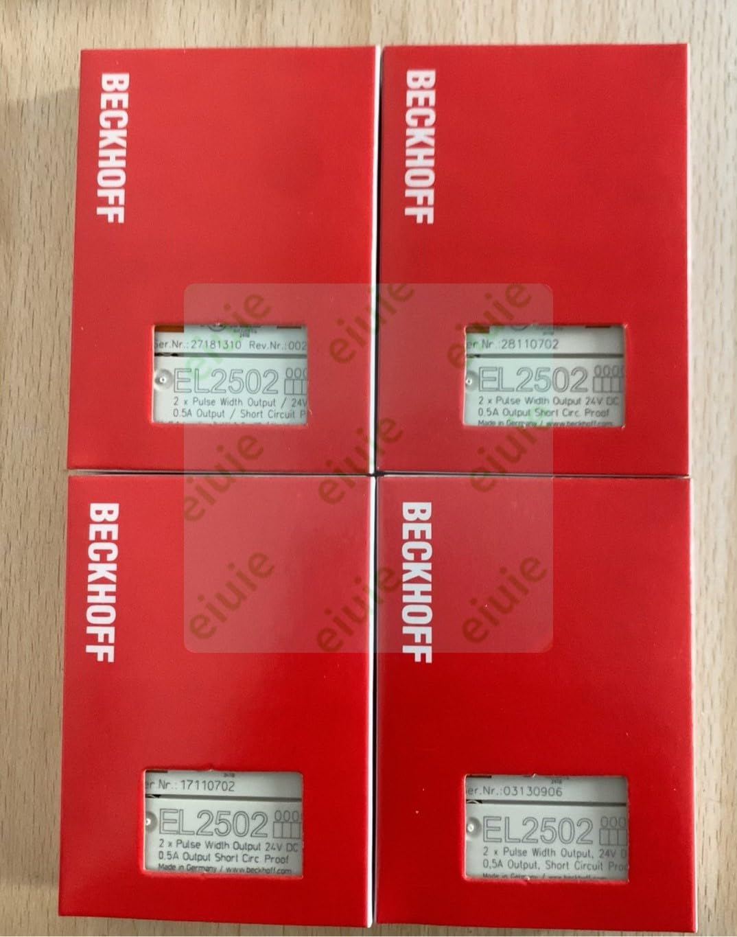 EL2502 Remaining unutilized Spare Parts for Projects