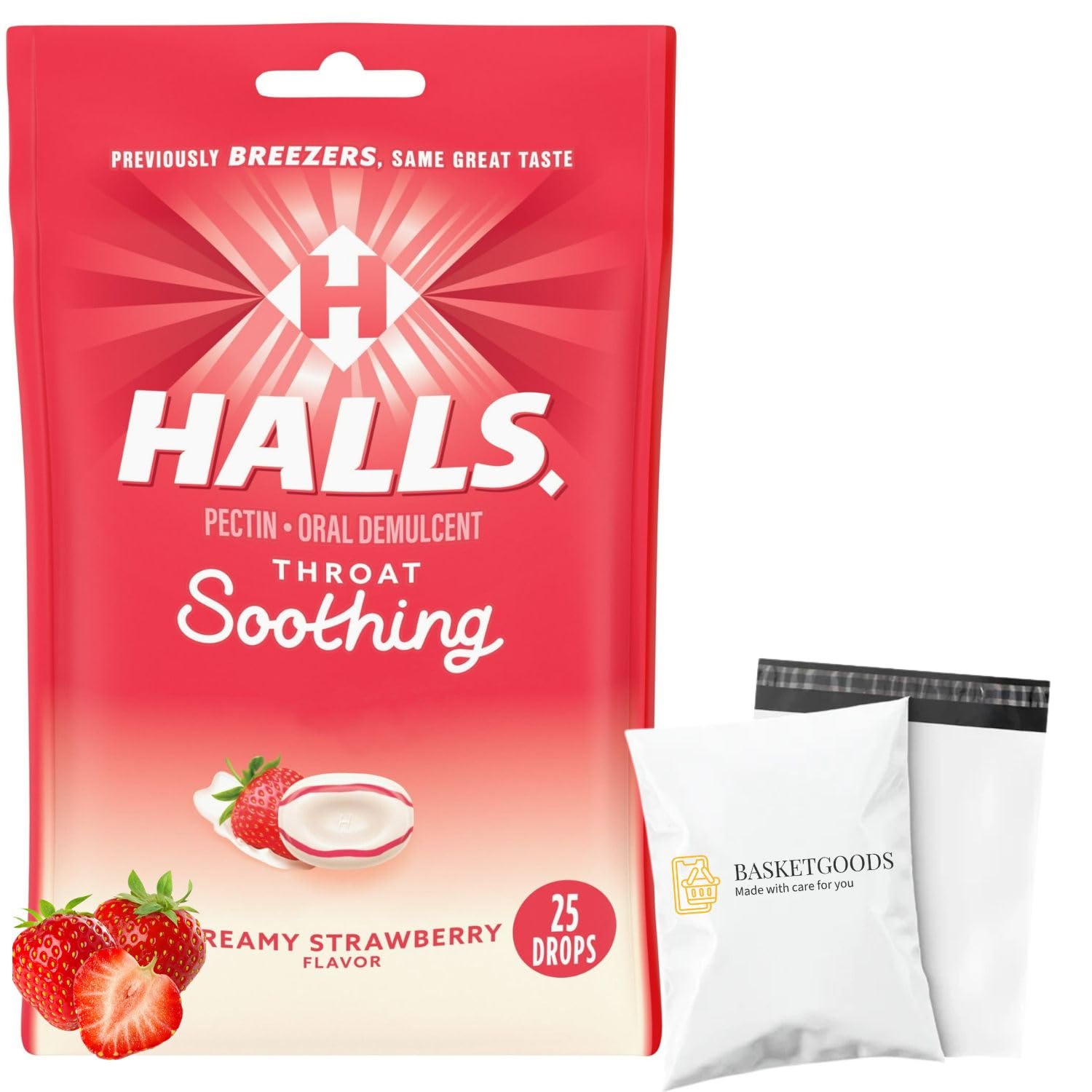 Amazon.com: Throat Soothing Creamy Strawberry-Cough Drops for