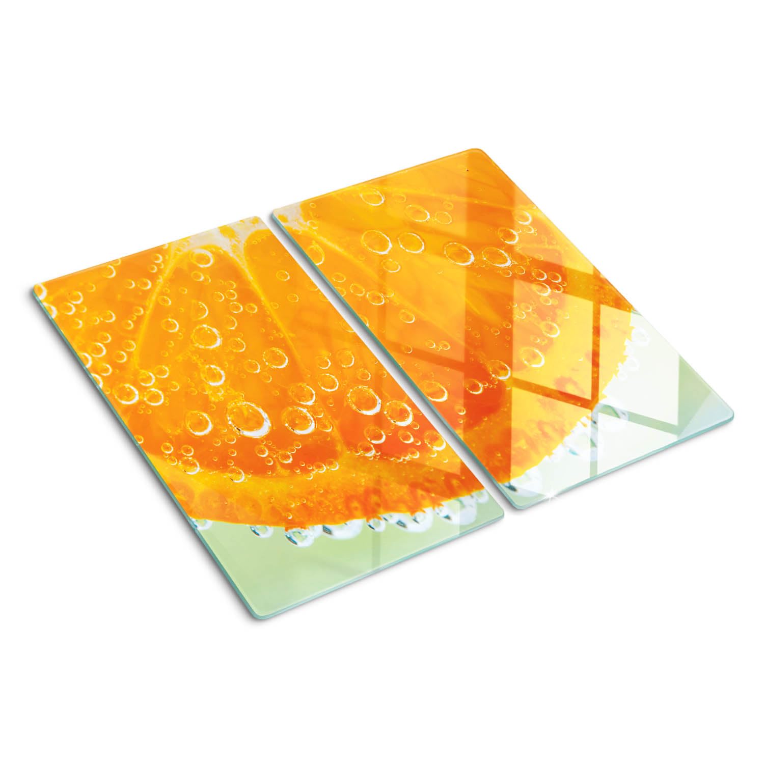 Planche en verre 2x30x52 cm pour cuisine décor Arbre et chemin avec bords polis