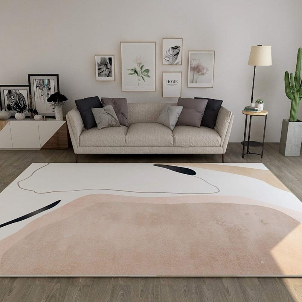 Buy MOXIC Soft Abstract Art Living Room Area Rugs Rectangular Children Crawling Bedroom Rug Fleece Anti-Slip Carpets Nordic Modern Home Decor Mats Indoor Outdoor Runners Nursery 6.5' X 8' — BookShops.in