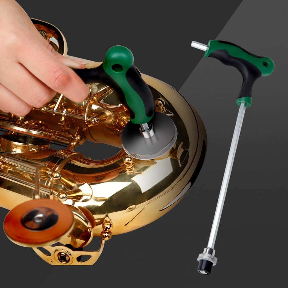 ZYNCUE Herramientas de reparación de saxofón, herramientas de reparación de saxofón para saxofón soprano alto