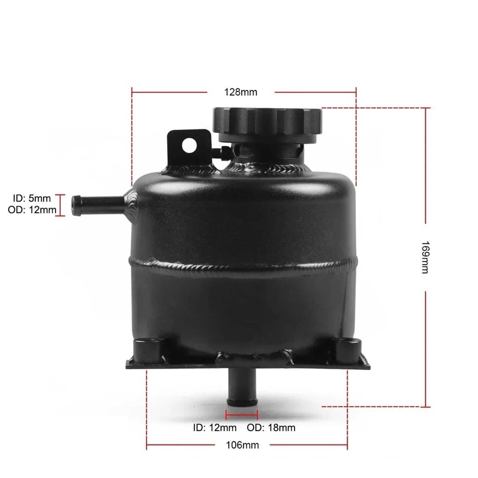 Vaschette Liquido Radiatori Per Mini Per Cooper S R52 R53 Radiatore In Alluminio Argento Lucido Serbatoio Espansione Per Acqua Di Raffreddamento(Silver)