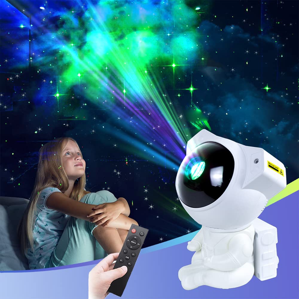 Amazon.co.jp : 星空ライト 3D立体 USB給電 リモコン付き 宇宙飛行士型