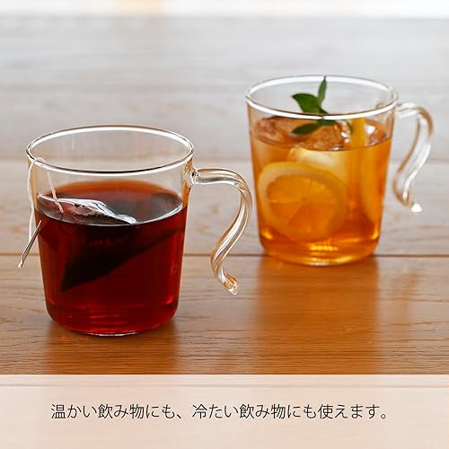 Miniatura 9 de HARIO HSG-1624 Heat-Resistant Stacked Glasses, Set of 2, 9.2 fl oz (260 ml), Heat Resistant Glass, Stackable, Microwave and Dishwasher Safe, Made in