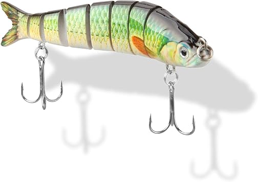 for Bass Trout Multi Jointed Crank Bait Swimbaits Slow Sinking Swiming Bass Freshwater Saltwater Lifelike Fishing Lures