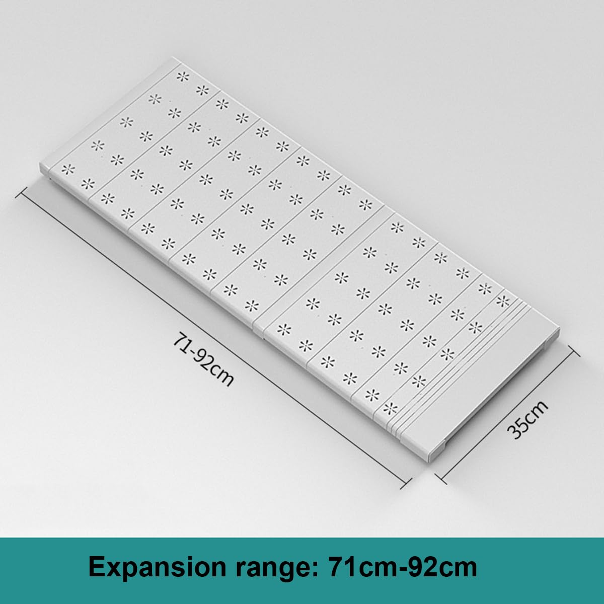 Barra de metal extensible para armario, estante de almacenamiento sin taladrar para cocina, baño y dormitorio, divisor de gabinete y estantes separadores de bricolaje
