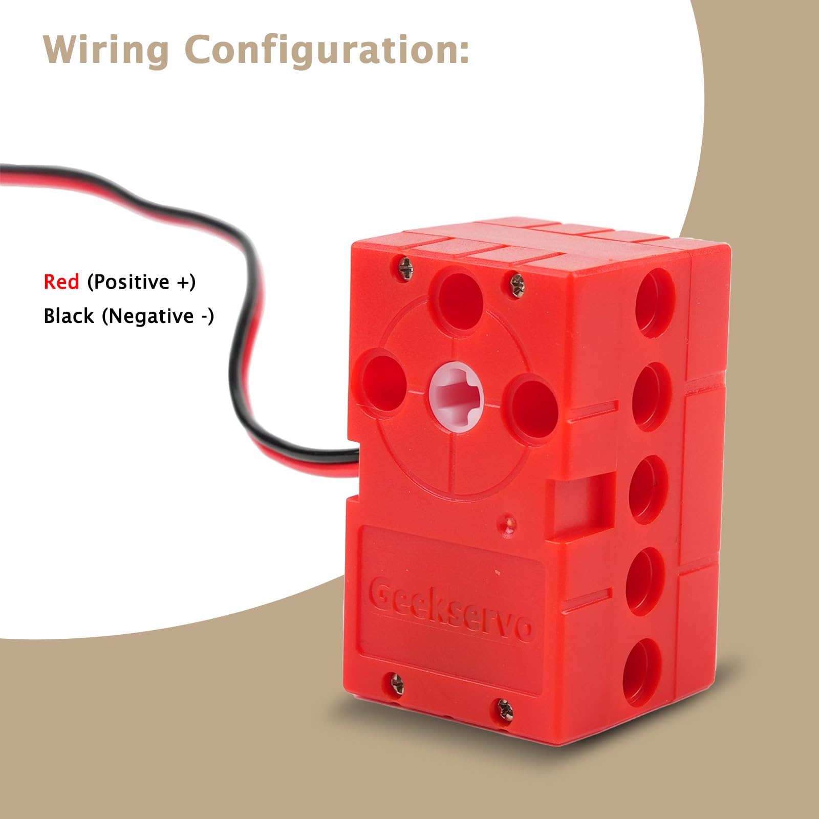 2 servomotores programables Geekservo de bloque de construcción, rotación de 360 grados, cable 2P/3P, compatible con Microbit Raspberry Pi (motor de velocidad rápida de 1.5 libras)