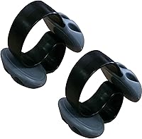 Vista 12 de NewFerU Clips de caída de cables de escritorio no adhesivos, soporte para cable de mesa, abrazadera de gestión de cables pequeña extraíble