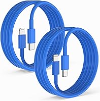 Vista 19 de para iPhone 14 USBC a cable Lightning de 1 m [Certificado Apple MFi] Cargador de iPhone, paquete de 2 cables Lightning, cables de carga rápida