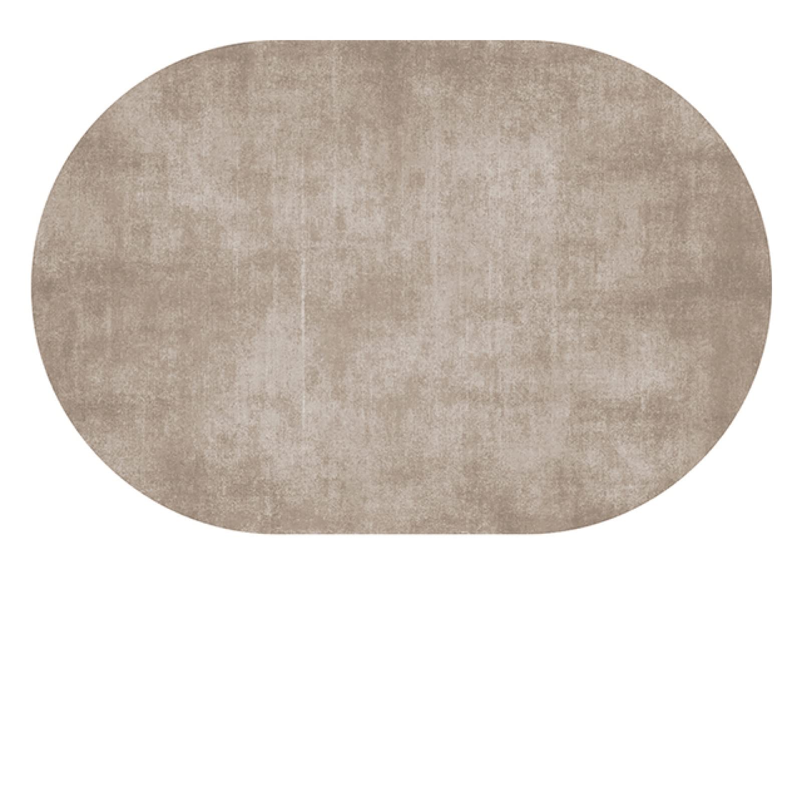 Tapis ovale design élégant de style nordique en velours ras doux 180 x 250 cm