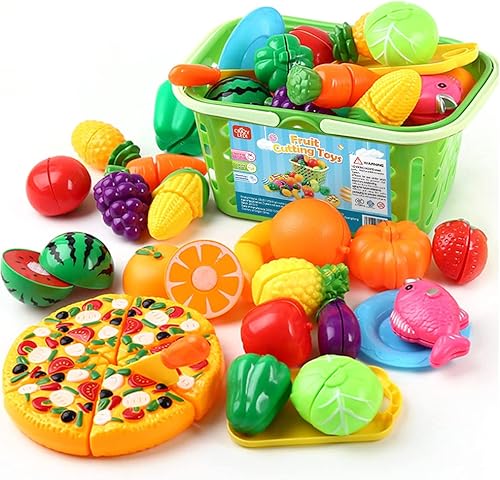 Juegos de juguetes de comida y corte de alimentos para niños frutas y verduras juguetes de cocina accesorios de cocina juguetes y juguetes de