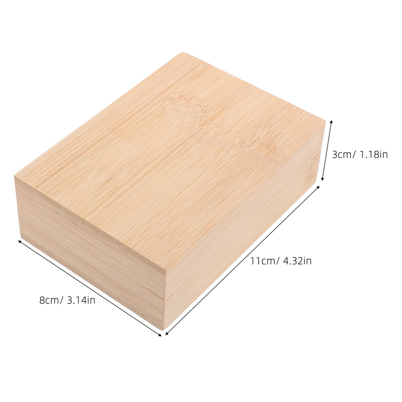 TOPBATHY Scatola Per Carte Da Gioco in Legno Contenitore Per Carte Da Gioco Copertura Scatola Rettangolare