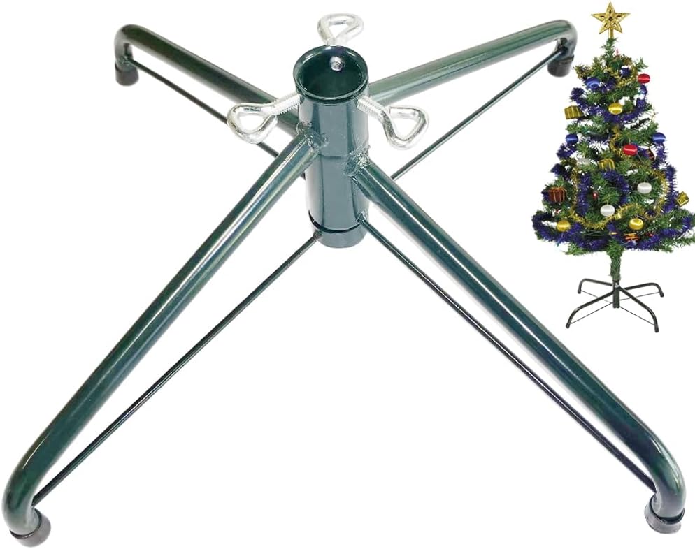 Christmas Tree Stand for 4 to 6 Foot Trees, Fits 0.7-0.86 Inch Pole