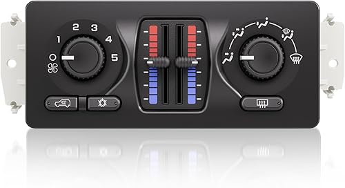 599-210XD Módulo de Control de Clima Panel de Control de AC Compatible con Vehículos Chevy GMC Buick Cadillac Isuzu Saab 2003-2007 - Silverado