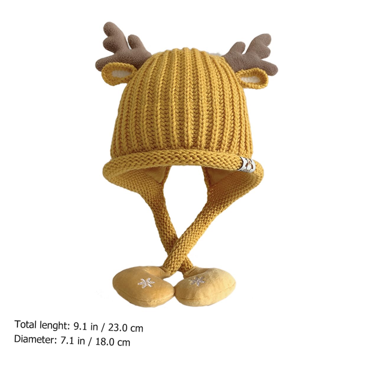 IMIKEYA 3St Strickmütze Weihnachtsmütze für Kinder roter Kopfschmuck Babymützen Kinder wintermütze Kostümhaube Mützen für Babys Baby Bommelmütze Wintermütze Foto Warmer Hut