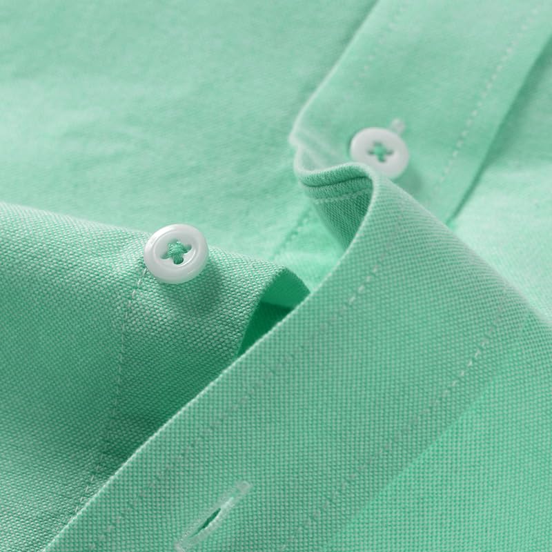 Image of SANGTREE Men & Boy Striped Multicolor Oxford Cotton Shirt,Comfortable Fit,Short Sleeve Collared Shirt