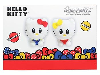 Baby Kitty KITTY & MIMMY バンク Superbitz Hello Kitty 4 Plush Twin Sisters 2-Pack - Hello