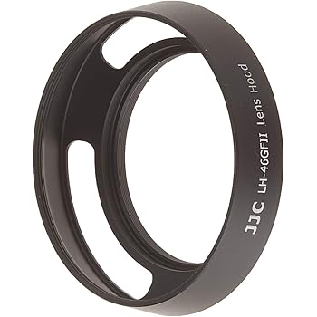 Amazon Com Jjc Lh 46gfii Metal Lens Hood For Panasonic Lumix G mm 1 7 Ii mm 1 7 14mm 2 5 Asph Camera Photo