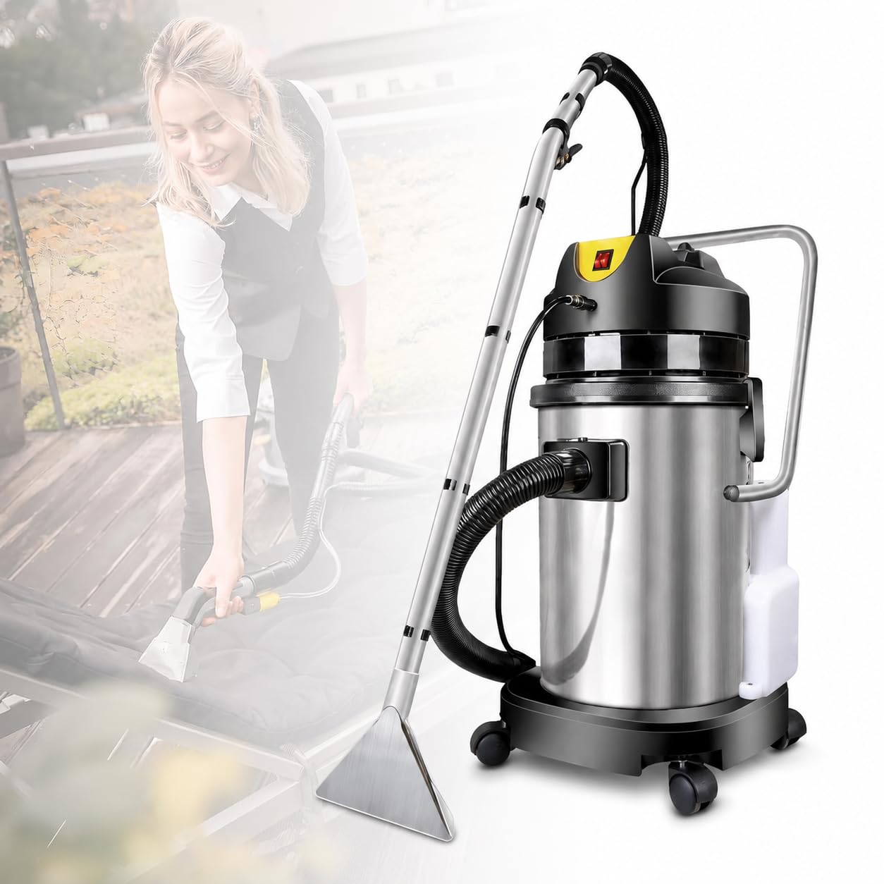 Gewerbliche Teppichreinigungsmaschine mit Sprühextraktion 40L