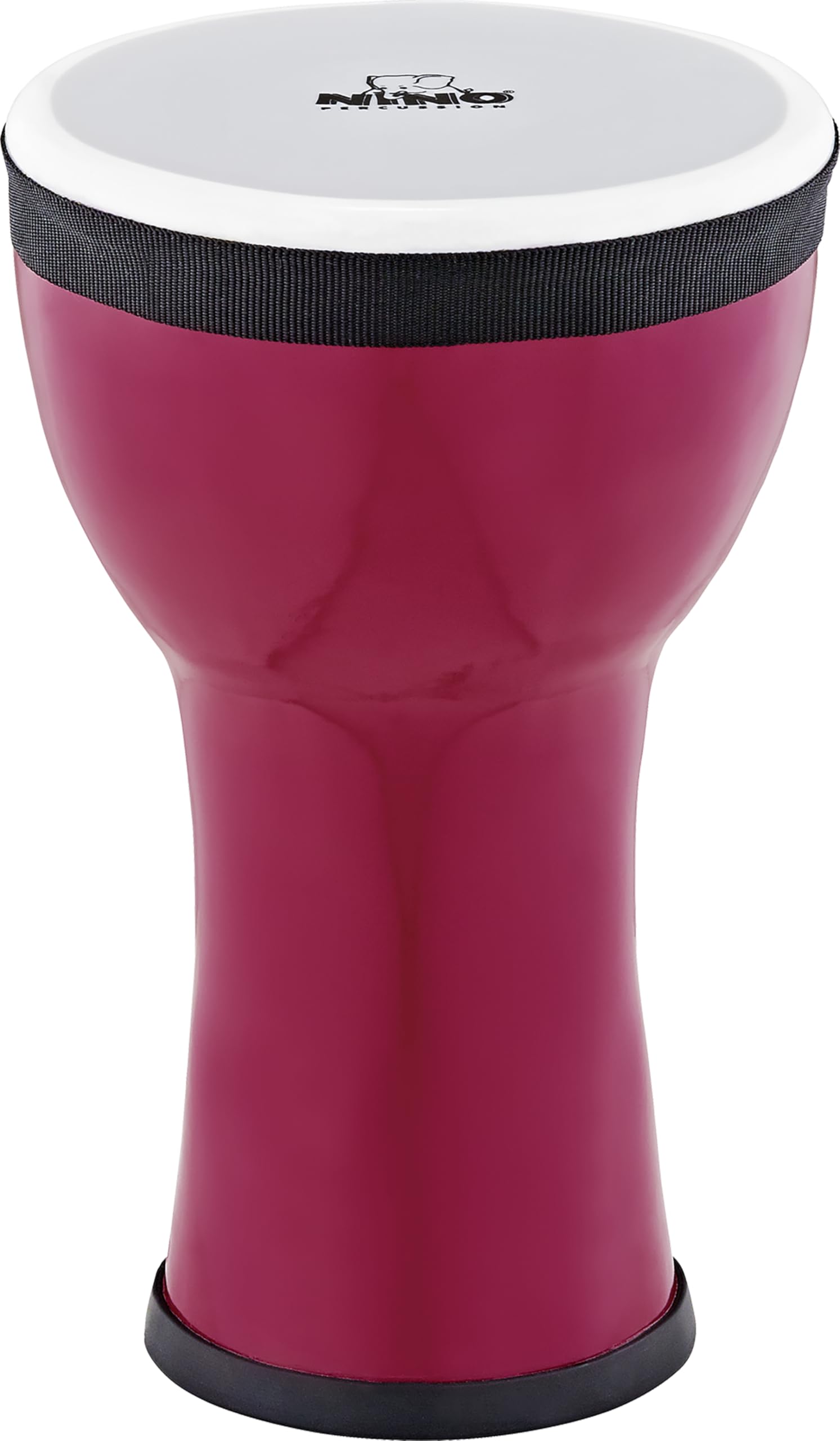 Nino Percussion Elements Mini Djembe - Small Musical Instrument for Children from 3 years - 6-inch Diameter - Plastic, Magenta (NINO-EMDJ-BG)