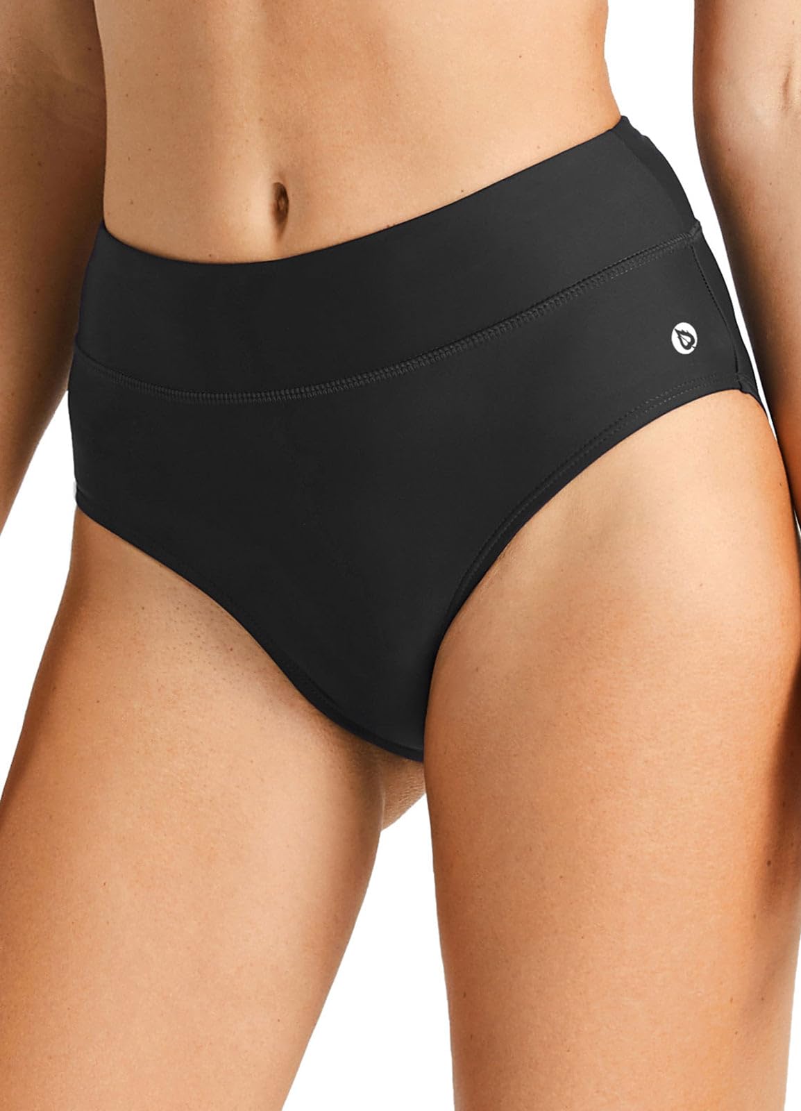 Women's Modest Bikini Bottom High Waisted Swim Bottoms Full Coverage Bathing Suit Bottom-image-17