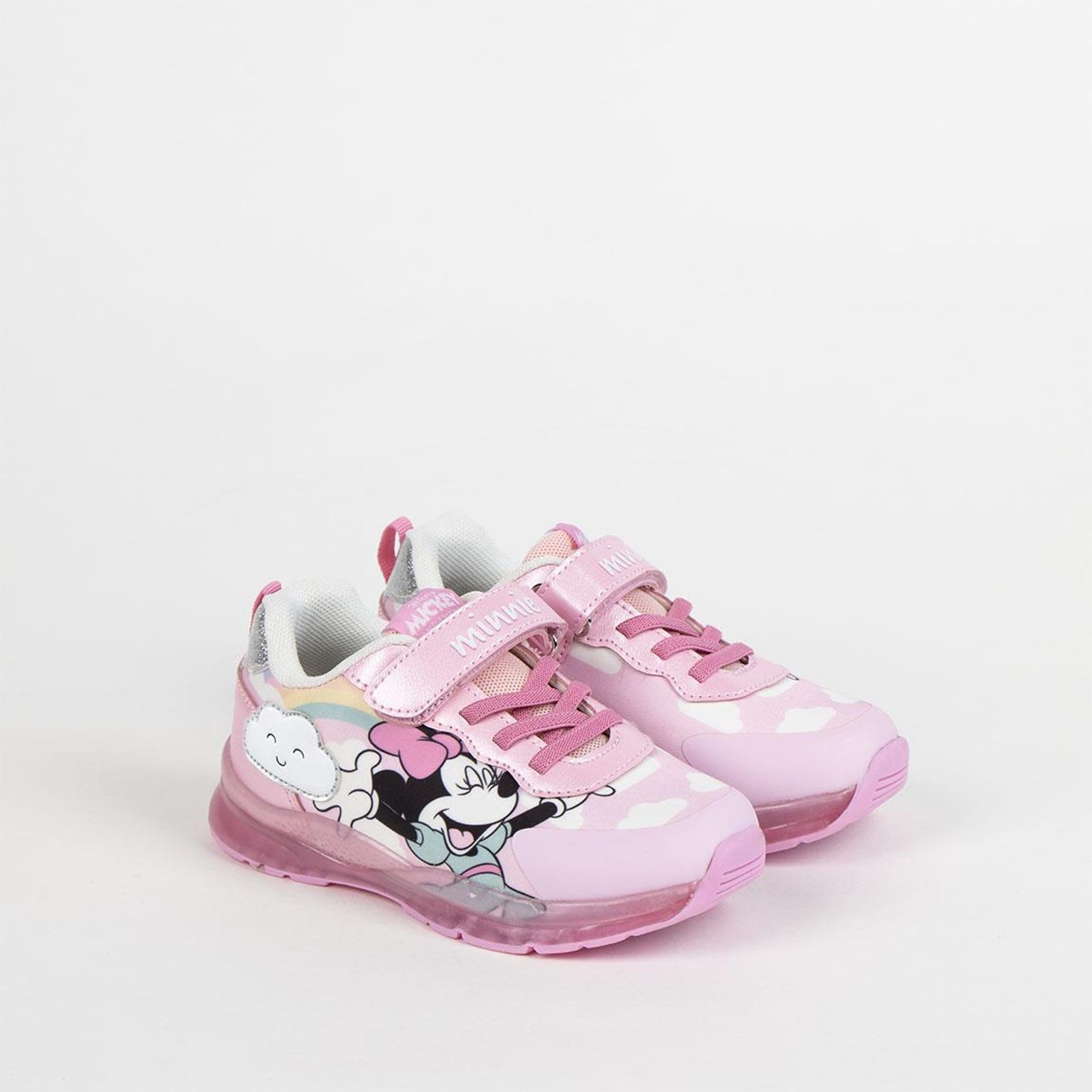 CERDÁ Life's Little Moments Scarpe Sportive per Bambina Minnie Mouse con Luci LED E Resistente Suola in TPR, Stile Disney Scarpe da ginnasticaUnisex - Bambini e Ragazzi