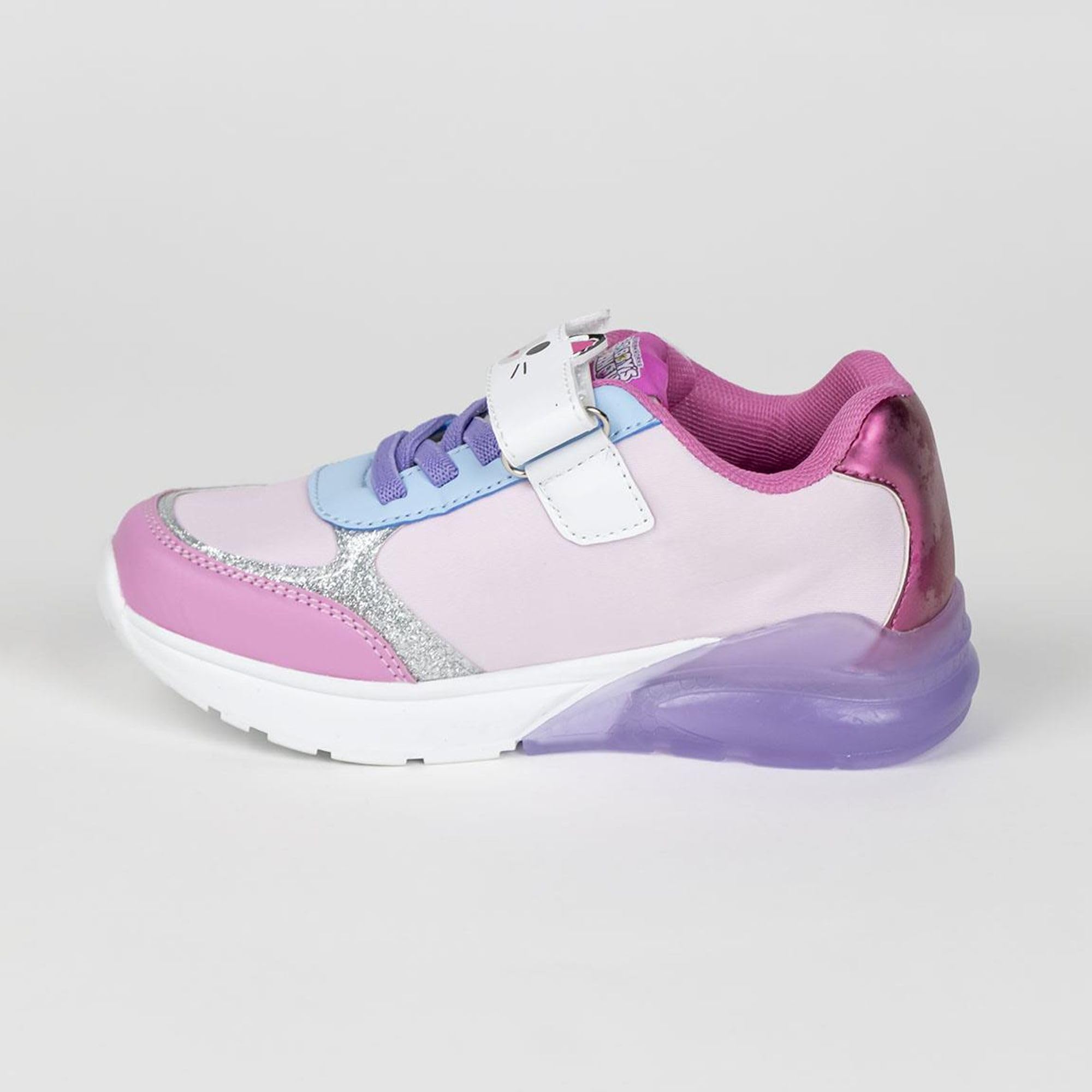 CERDÁ Life'S Little Moments Deportivas para Niñas Gabby’s Dollhouse con Luces LED y Suela Resistente TPR, Zapatillas, Rosa, 24 EU