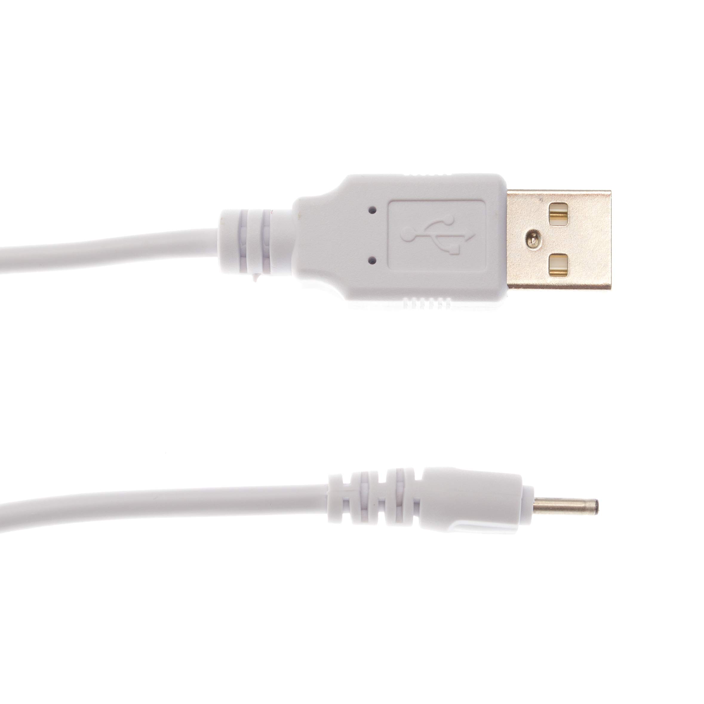 Kingfisher Technology - 90cm White USB Charger Charging Power Cable Lead Adaptor (22AWG) Compatible with Svakom Tyler Massager