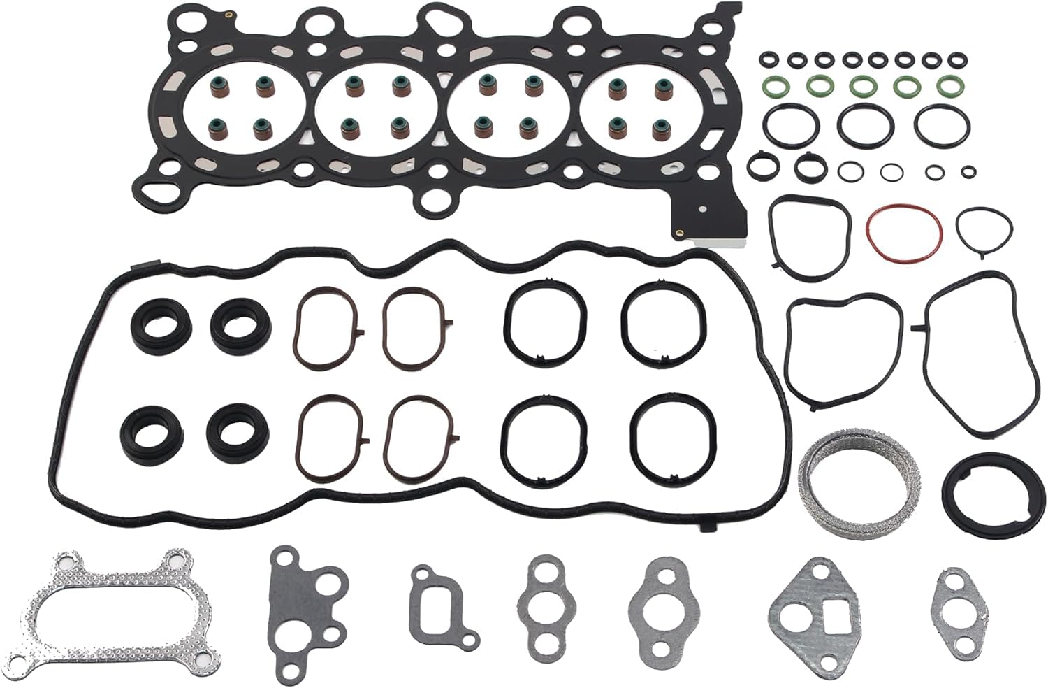 AUCERAMIC HS26397PT Engine Cylinder Head Gasket Set Replacement for 2006-2015 Honda Civic, 2016-2020 Honda HR-V 1.8L L4 Gas SOHC 12251R60U01 R18A1 R18A4