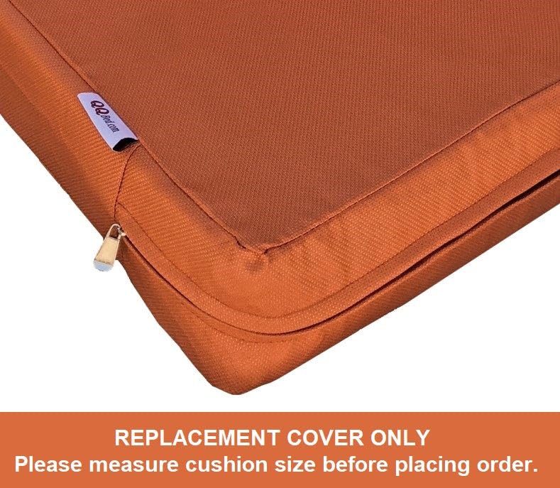 QQbed 2 Federe Coprisedili Impermeabili Per Esterni – Cacao 45,7x40,6x10,2 Cm