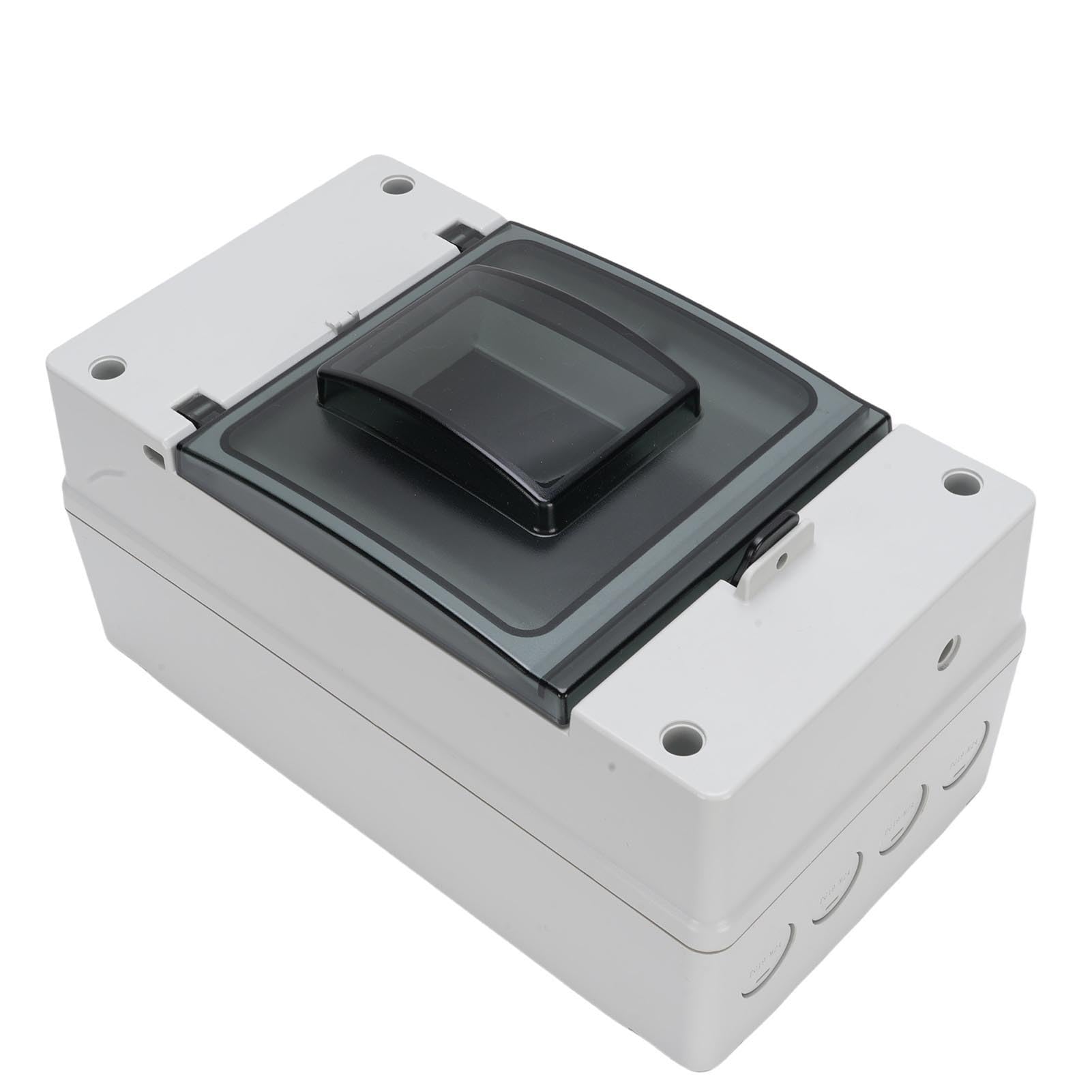 PUSOKEI Rozdzielnica Obwodu Prądu Stałego, Obudowa Zewnętrzna IP66, | ABS Plastic Power Distribution Box with Mounting Brackets for Solar, Battery, Marine, RV, Industrial Use