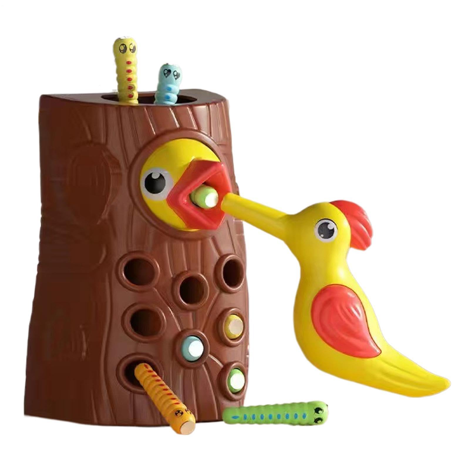 Magnetic Bird Toys For Kids Boys Girls Woodpecker Worm Toy Children's Learning Games Sensory Toys For Kids