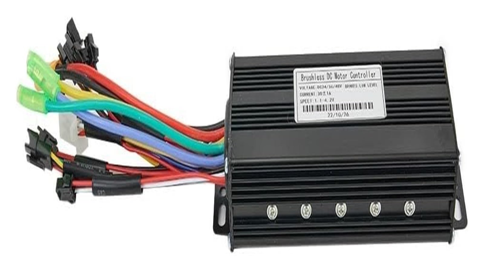 Contrôleur de Moteur sans balais de contrôleur de vélo électrique, contrôleur de vélo électrique JN 243648V, 30A 750 1000W, Trois Modes for des Moteurs sans balais fiables