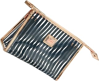 ADOCARN Bolsa Cosmética Estojo Cosmético De Viagem Bolsa Cosmética Bolsa De Armazenamento Estojo De Maquiagem Estojo De Pincel De Maquiagem Estojo Cosmético Em Pvc Bolsa Preta De Viagem