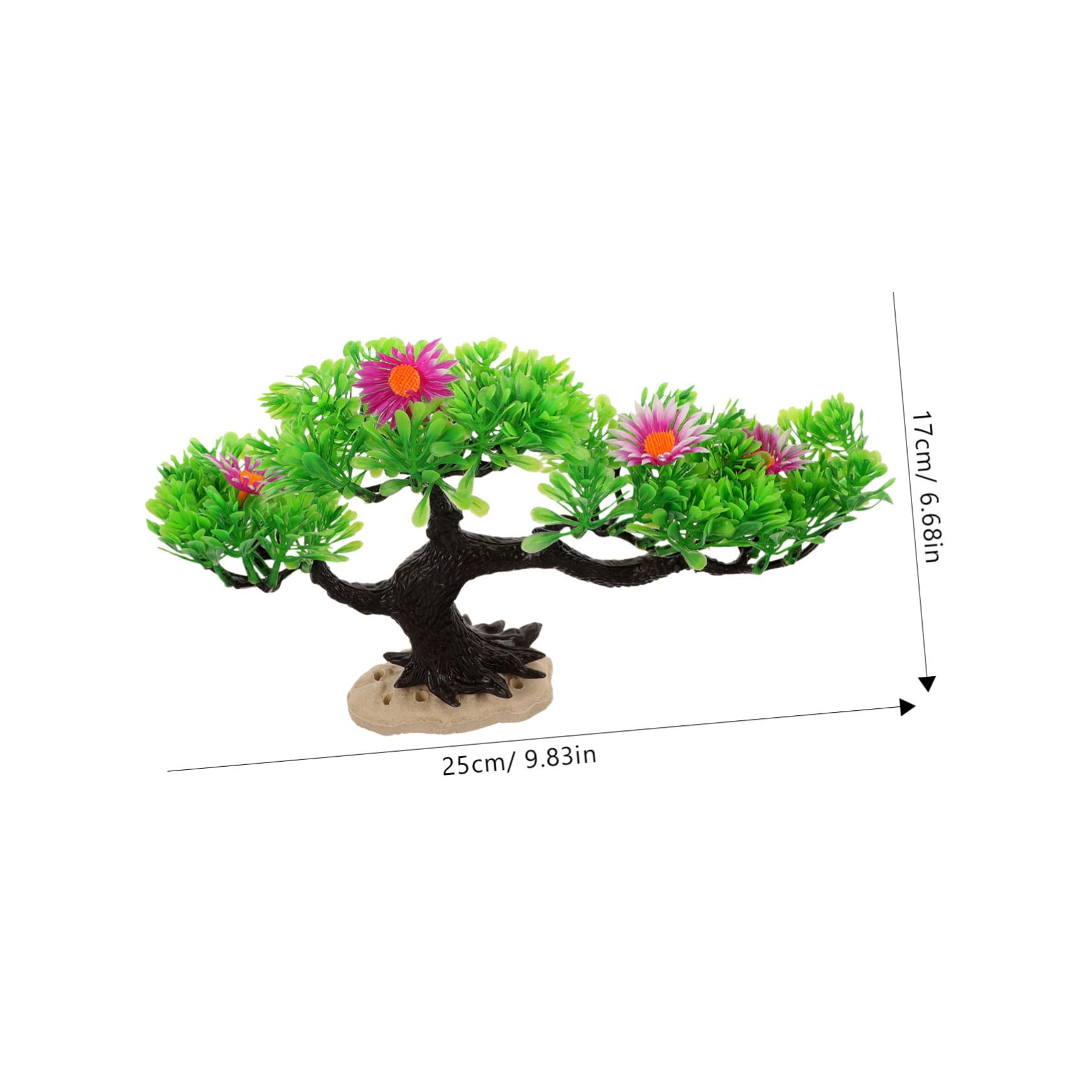 Toddmomy 5 Pièces Bonsaï Plante Aquatique Arbre Aquatique Arbre De Réservoir De Poissons Plastique Aquarium Artificiel