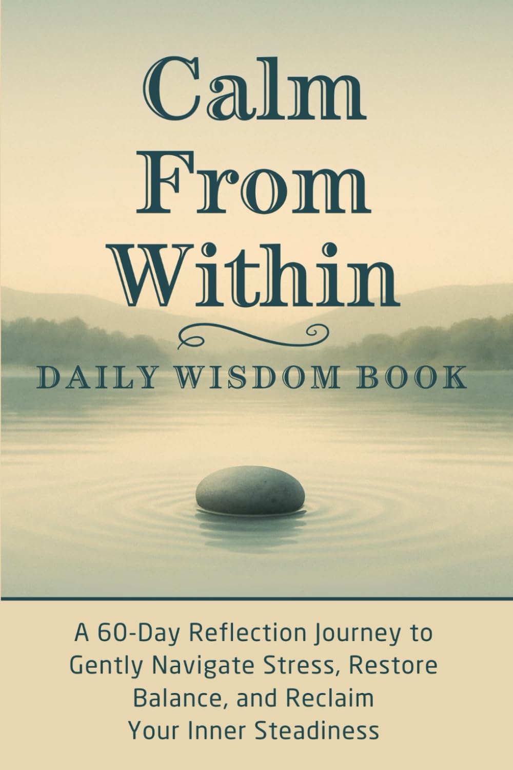 Calm From WIthin - Daily Wisdom Book: A 60-Day Reflection Journey to Gently Navigate Stress, Restore Balance, and Reclaim Your Inner Steadiness