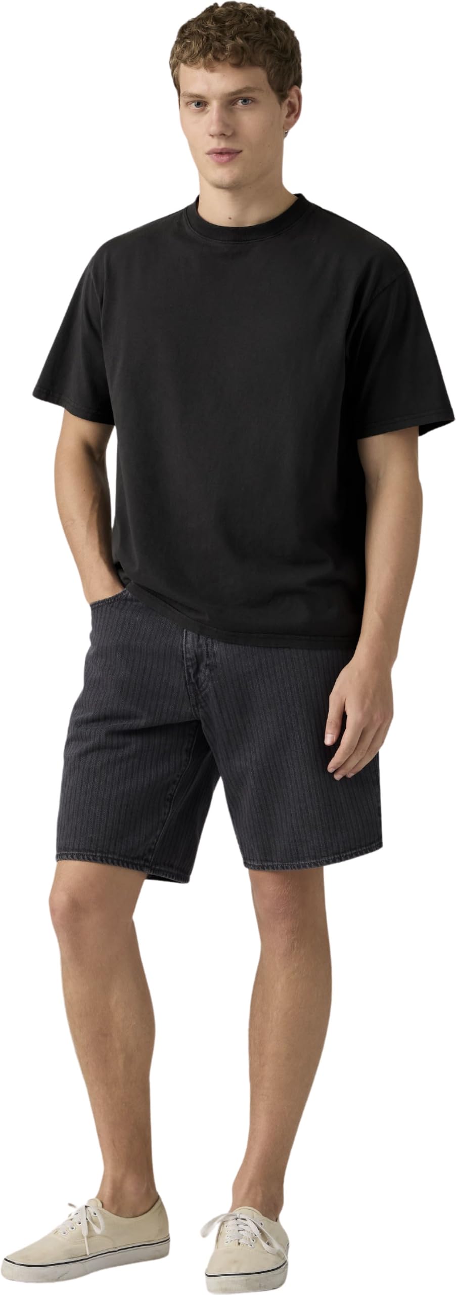 Levi’s Homme Short Denim 468 en Coton, Loose Fit