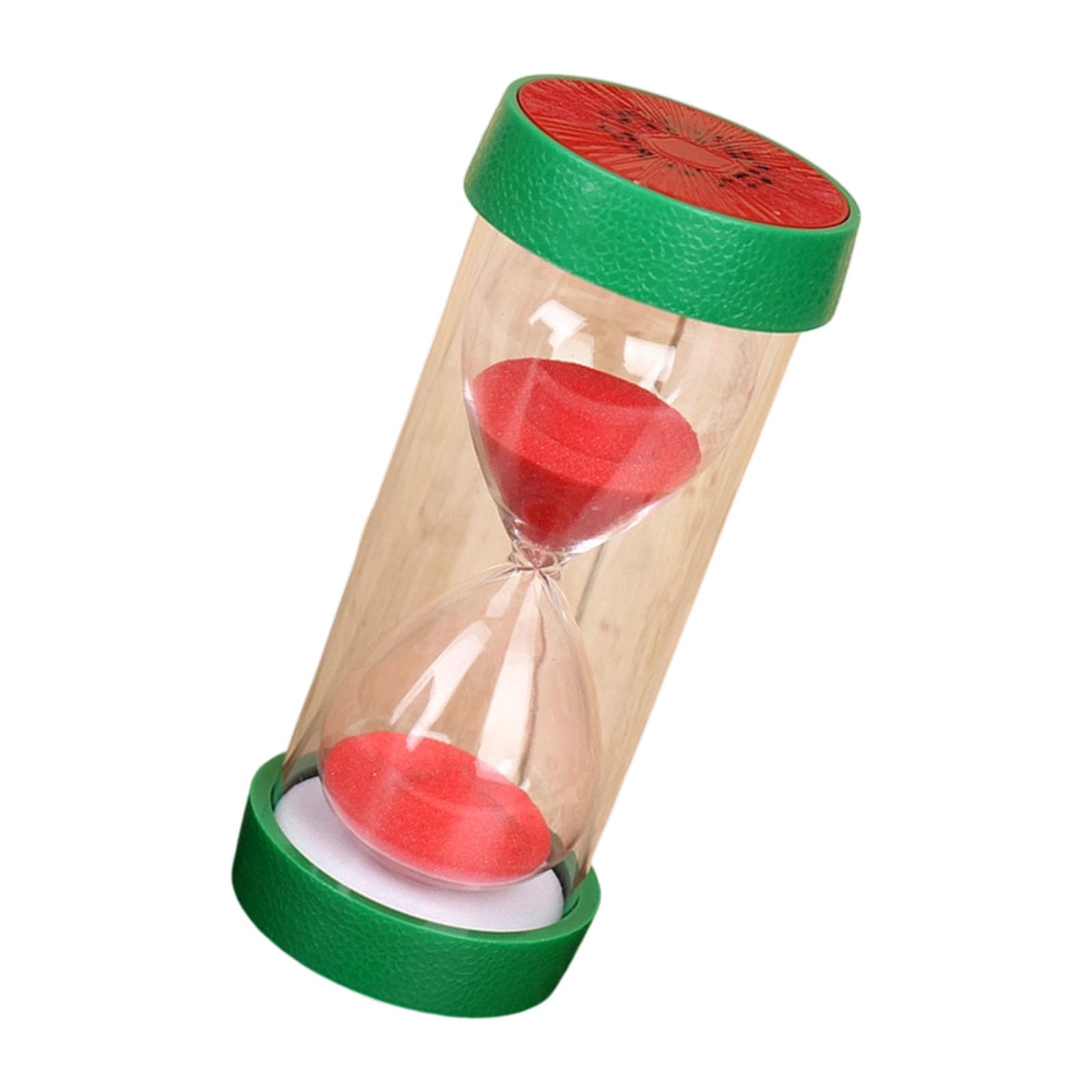 Xinsheinelry 5 Minutes Glass Sand Timer for Kitchen Offices Study with Colorful Base Fruit Themed Hourglasses Timer Denial Battery Clock